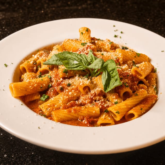 Rigatoni Matriciana.